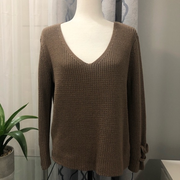 V-Neck Knit Sweater - Picture 1 of 3